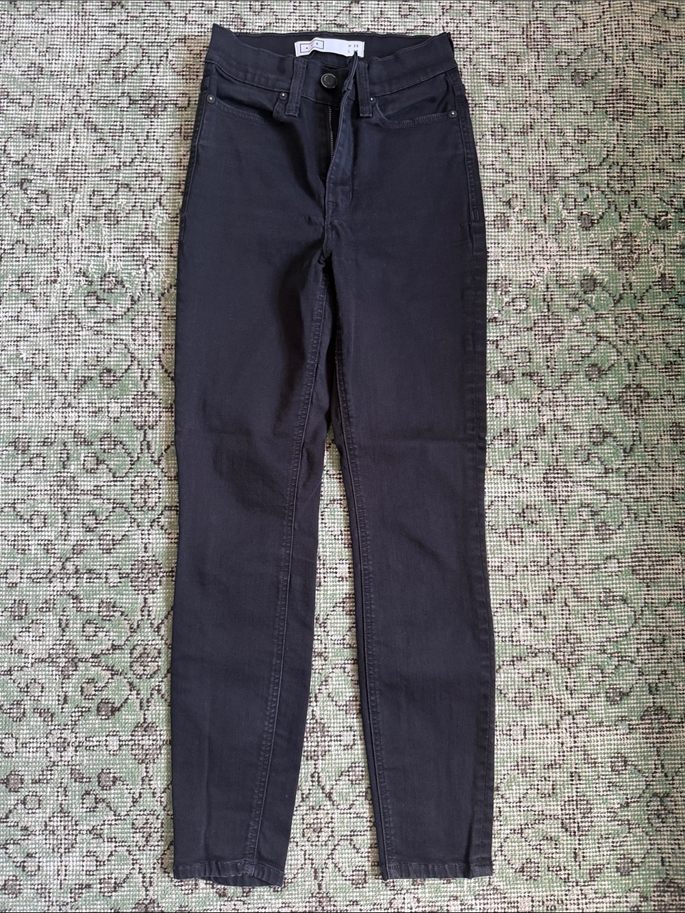 AYR Black Skinny High-Rise Jeans